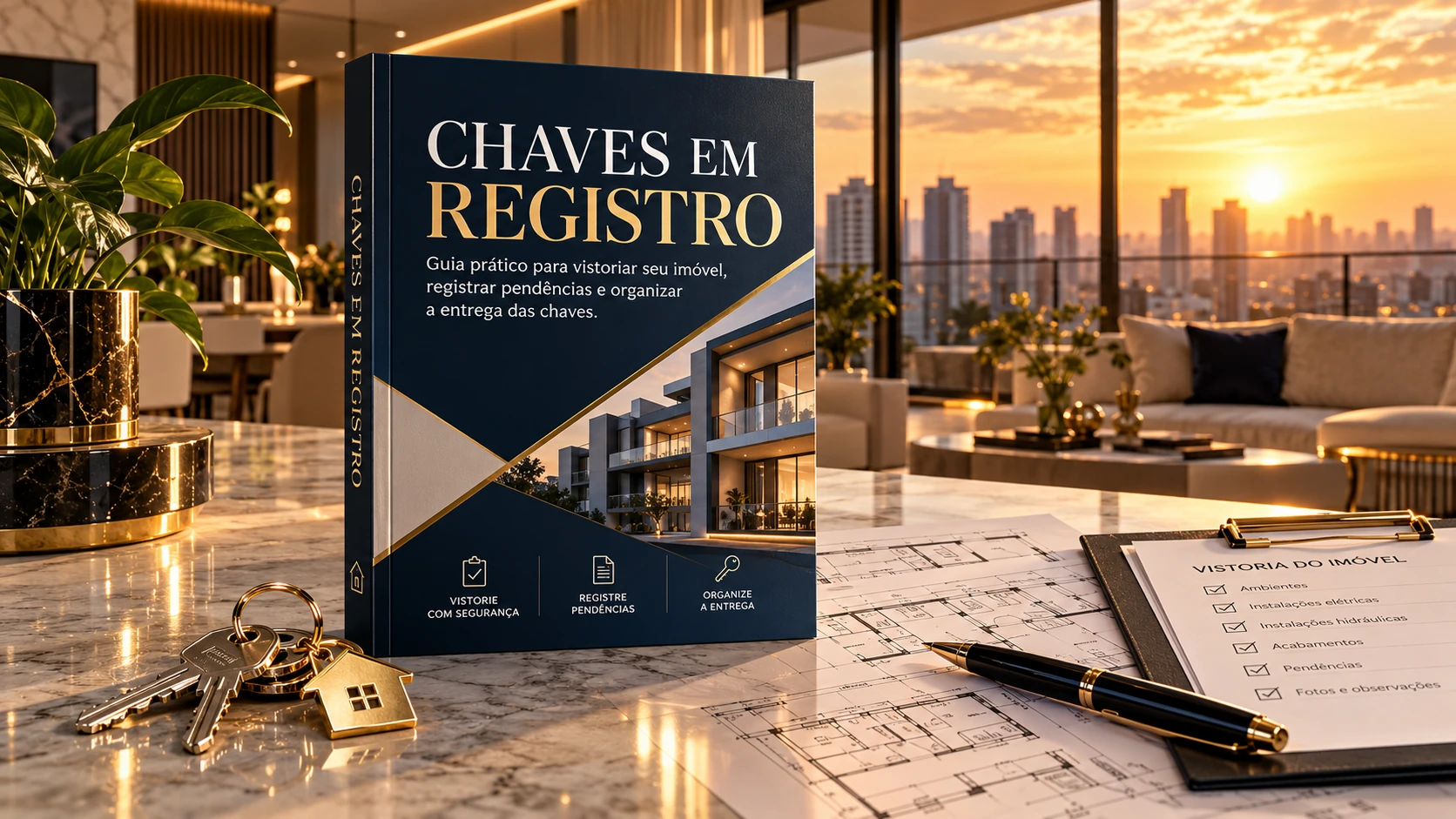 Representação do guia digital aberto em dispositivo eletrônico
